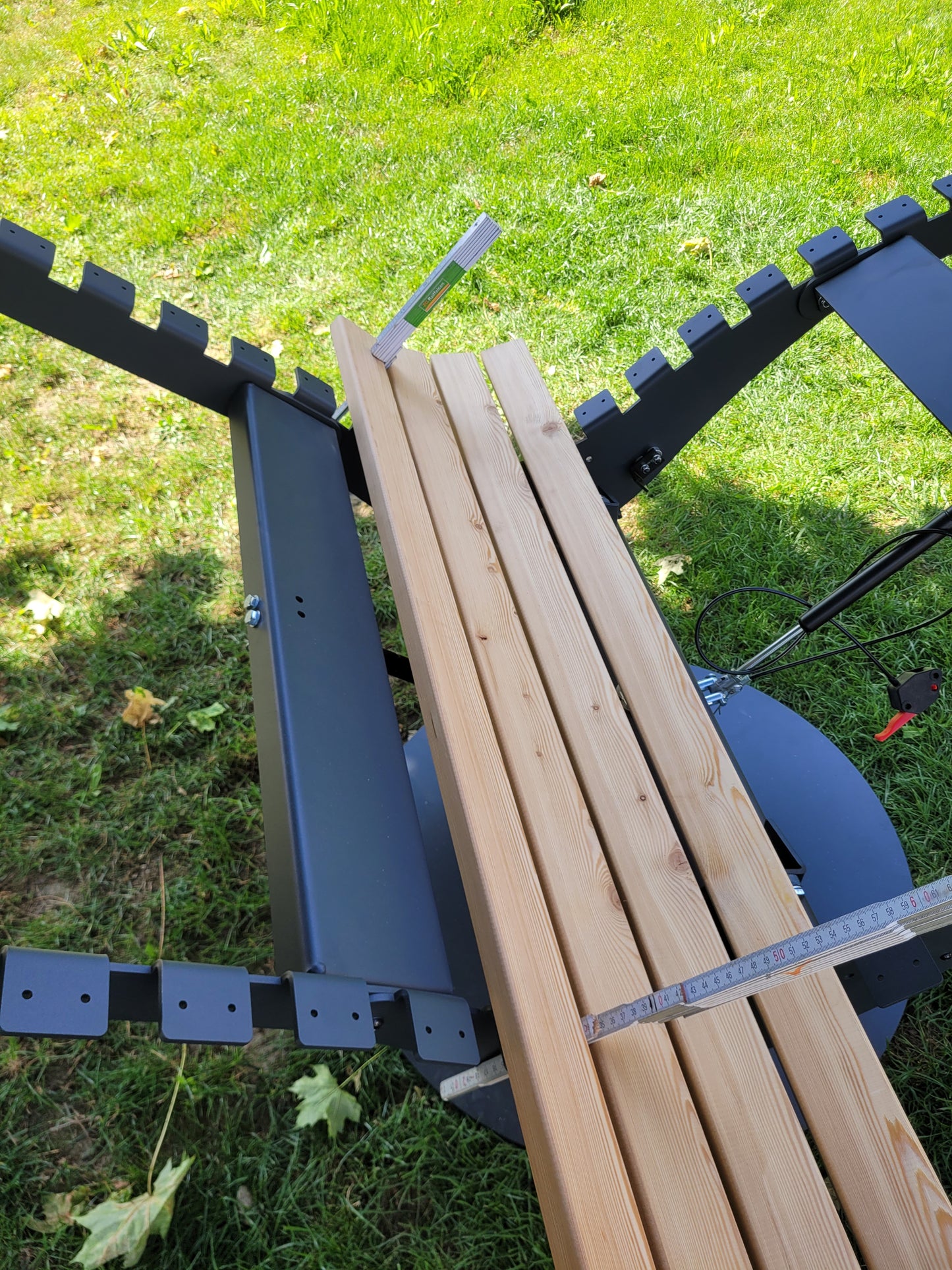 Sonnenliege für den Garten- drehbar - mit Feststellbremse - für 2 Personen - pulverbeschichtet
