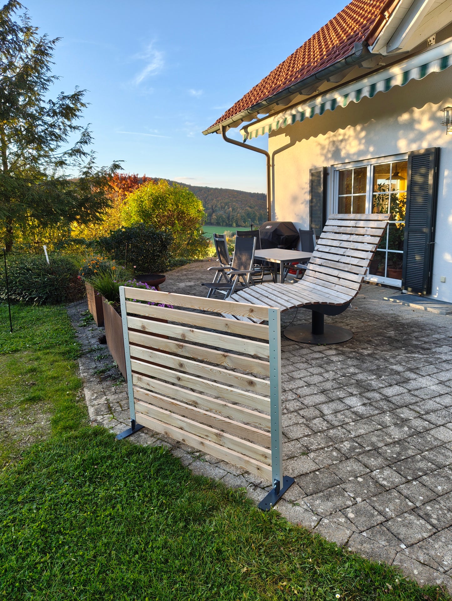 Sichtschutz Garten und Balkon - Modul-Elemente - Erweiterbar | Terrassen- & Balkon-Screen
